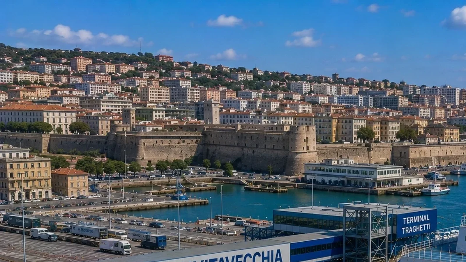 Færgerejse og havneinformation for Civitavecchia–Olbia
