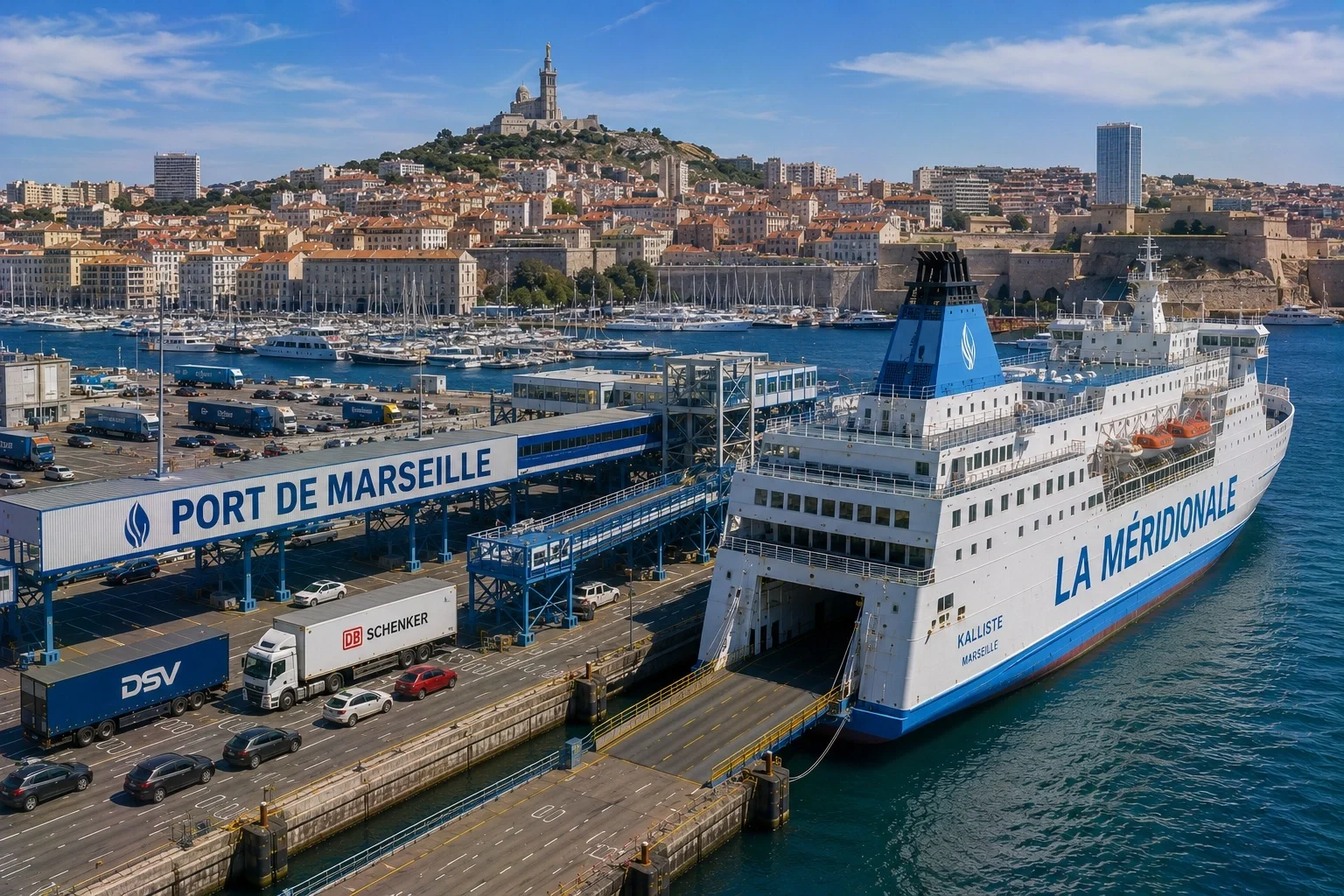 Færgerejse og havneinformation for Marseille–Ajaccio