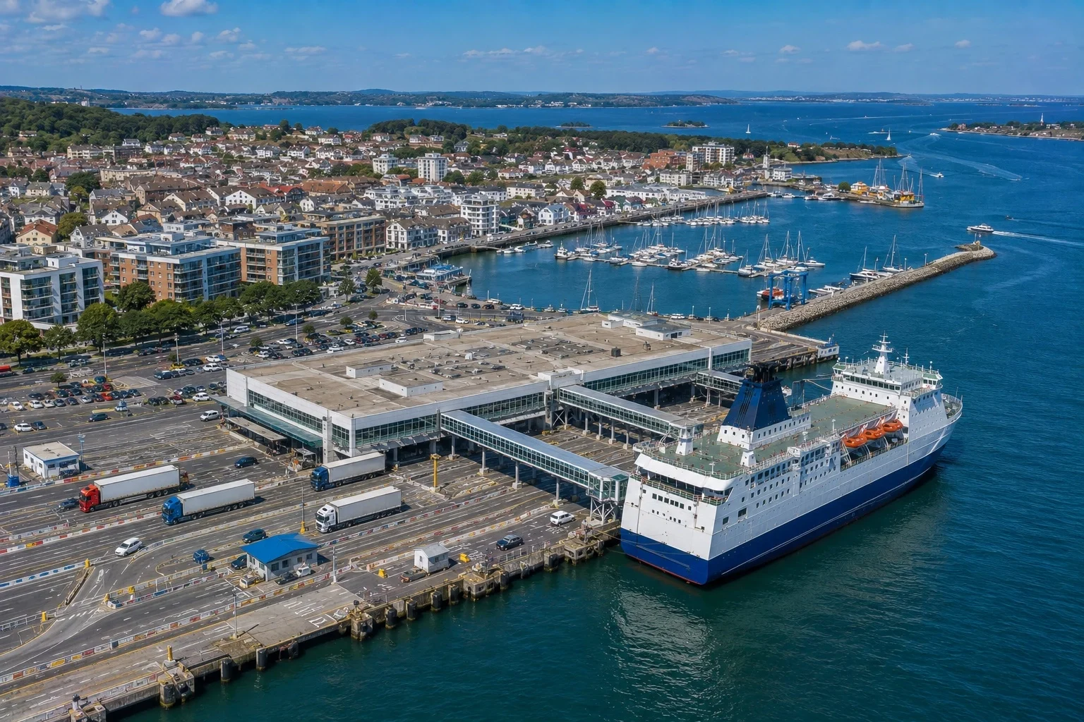Færgerejse og havneinformation for Poole–Jersey