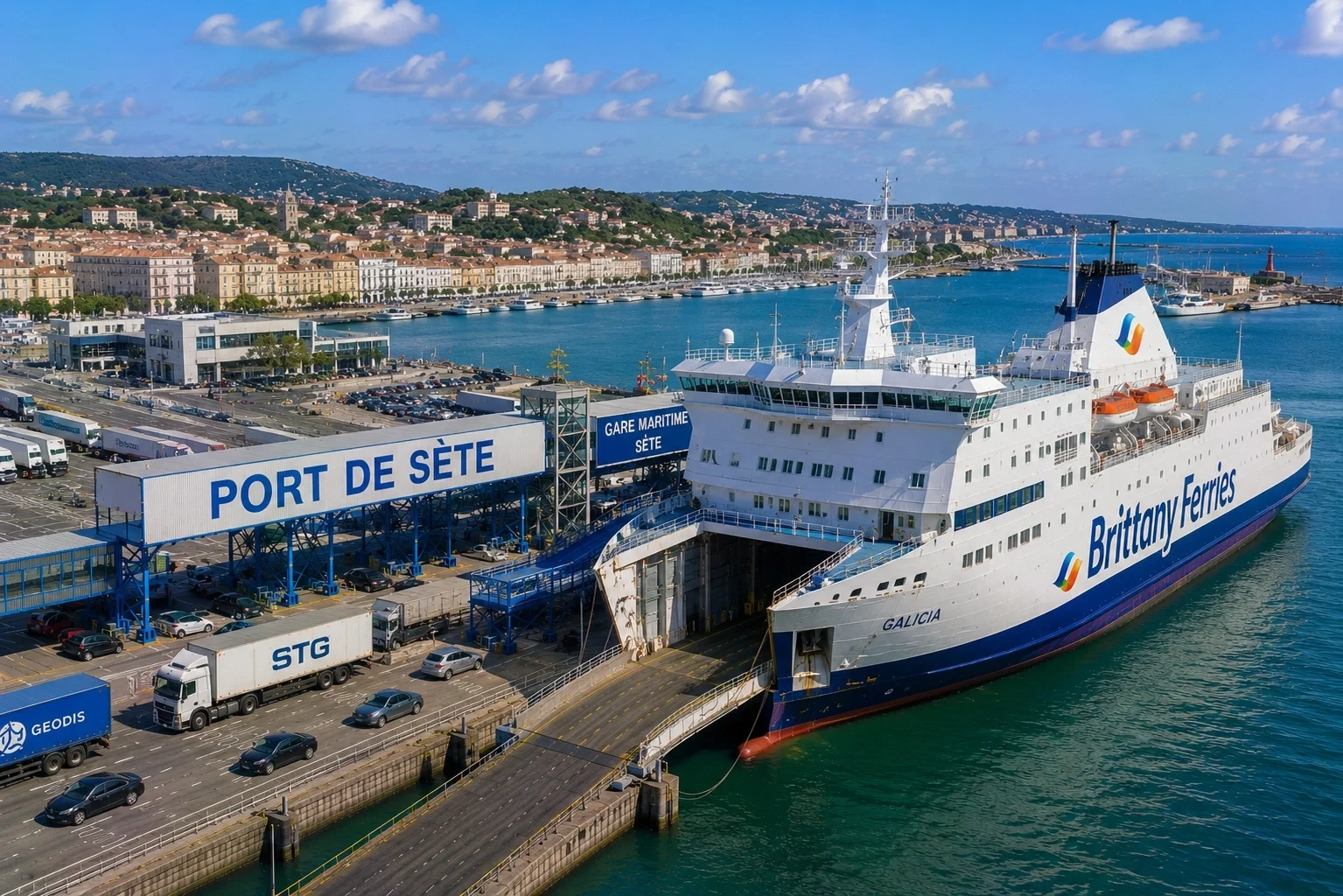 Færgerejse og havneinformation for Sète–Alcúdia
