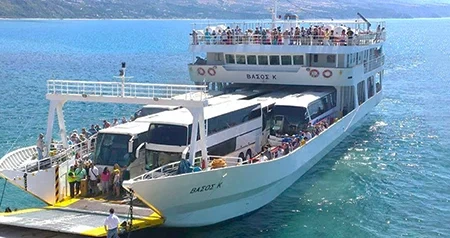Færgerejse og havneinformation for Vasiliki, Lefkada–Fiskardo, Kefalonia